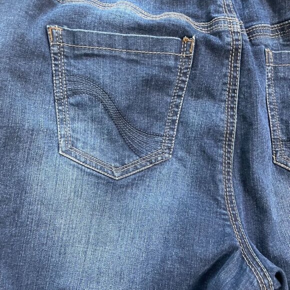 Lane Bryant Blue Jeans High Rise Genius Fit Zipper Ankle Taper Size 20 u - Picture 9 of 9